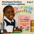 Cahiers d'écriture magiques avec stylo (4 pièces)